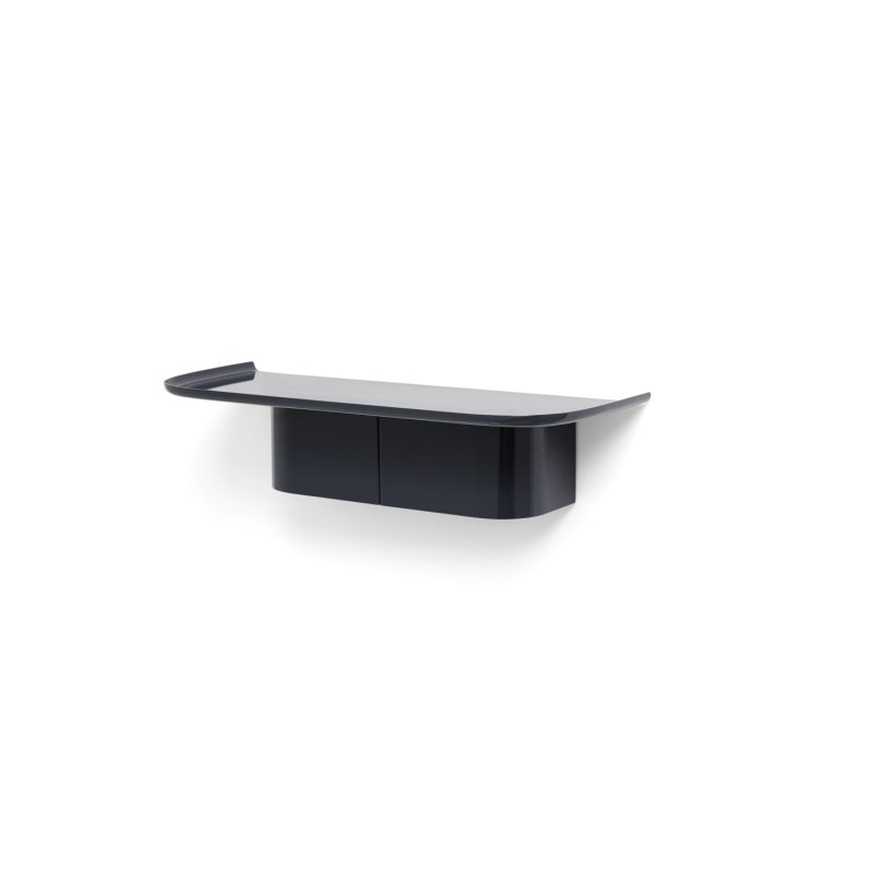 HAY - Korpus Shelf 4 Hooks 60x25x14 cm (Midnight Blue)
