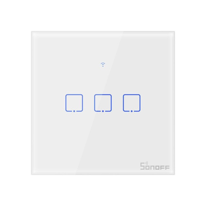 Smart Switch WiFi + RF 433 Sonoff T1 EU TX (3-channel)