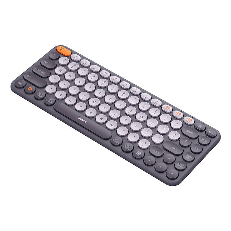Wireless Tri-Mode KeyboardBaseus K01A  (Frosted Gray)