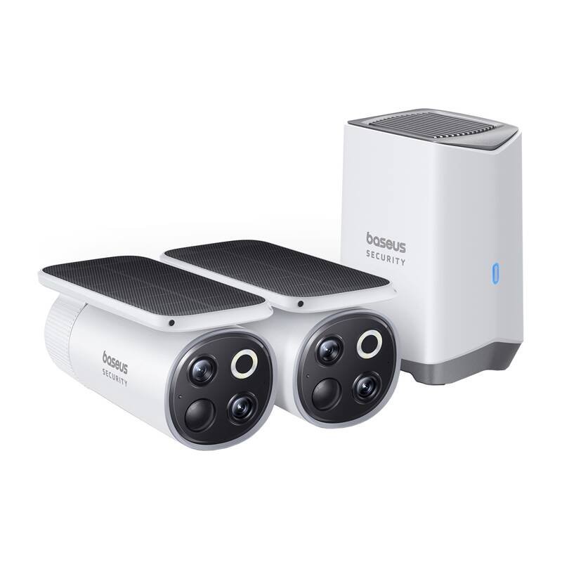 Baseus S1 Pro 3K Dual outdoor camera (white)