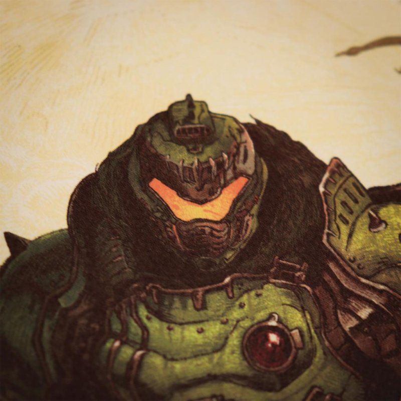 DOOM THE DARK AGES - 90 Years - Art Print - Edition Limitée