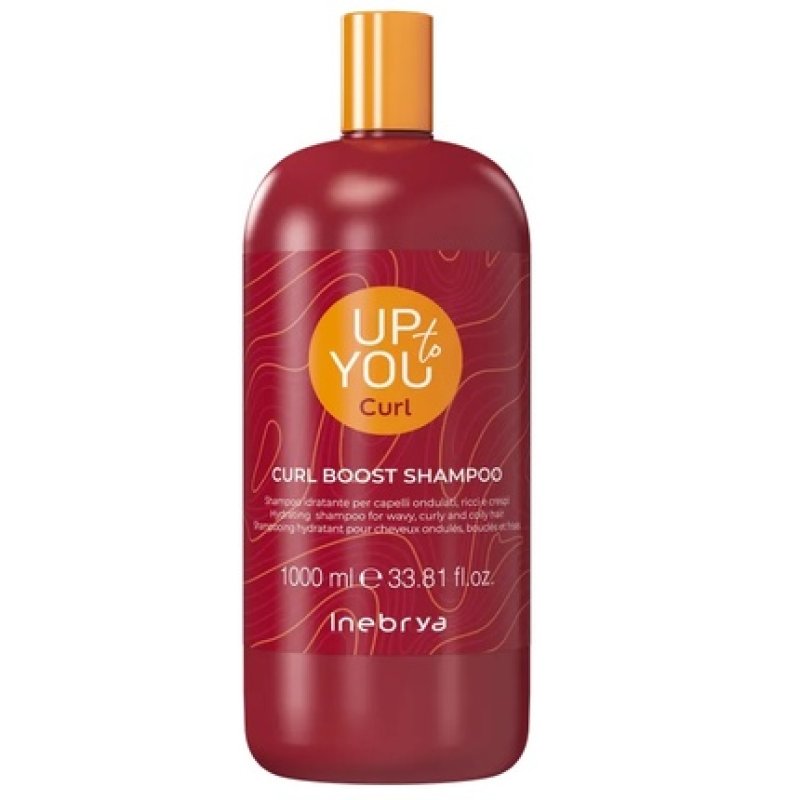 Inebrya Up To You Curl Boost Moisturizing Shampoo For Wavy And Curly Hair 1000ml