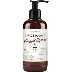 Nettoyant exfoliant (250 mL / 8.5 oz)Certifié COSMOS NATURAL par ECOCERT