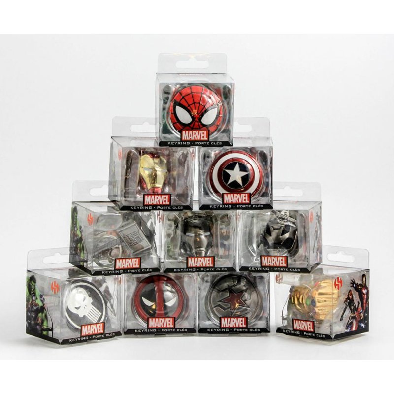 MARVEL - 3D Metal Keychain Blister Box - Infinity Gauntlet