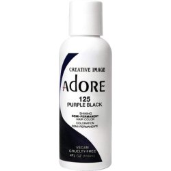 Adore Semi-Permanent Hair Color 125 Purple Black 118ml