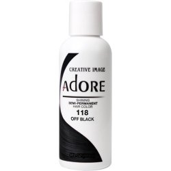 Adore Shining Semi Permanent Hair Colour 118 Off Black