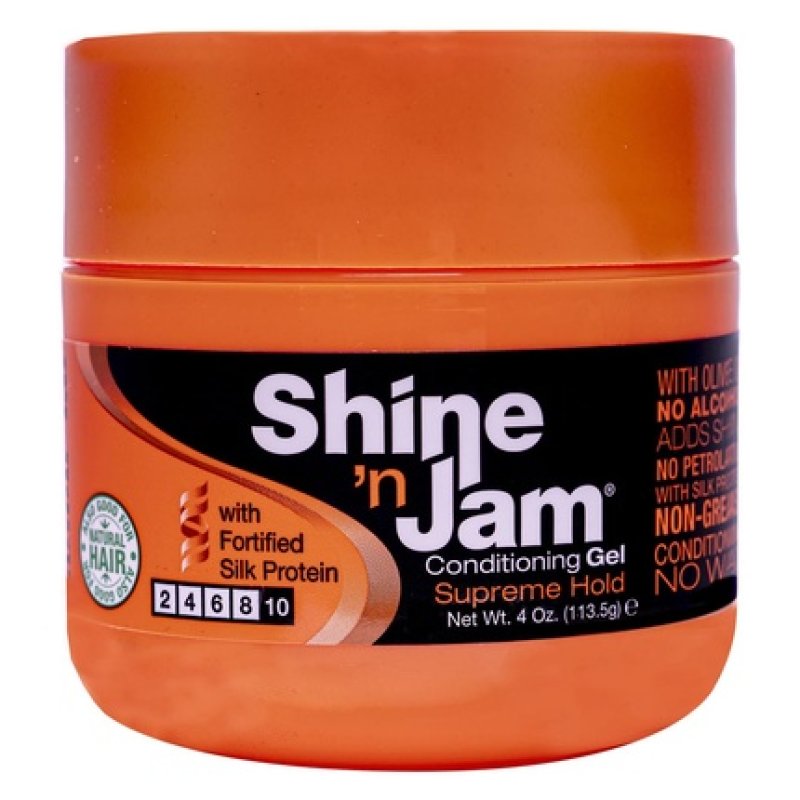 Ampro Shine 'N Jam Conditioning Gel Supreme Hold 4.0 Oz