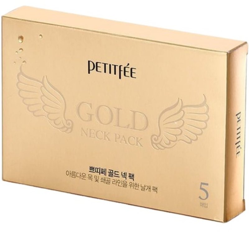 Petitfee Gold Neck Pack for Firm and Silky Neck