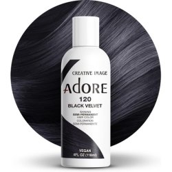 Adore Shining Semi-Permanent Hair Colour 120 Black Velvet