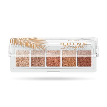 Shine Bright Eyeshadow Palette (Eye Palette) 4g Shade 002 Sunset Gold