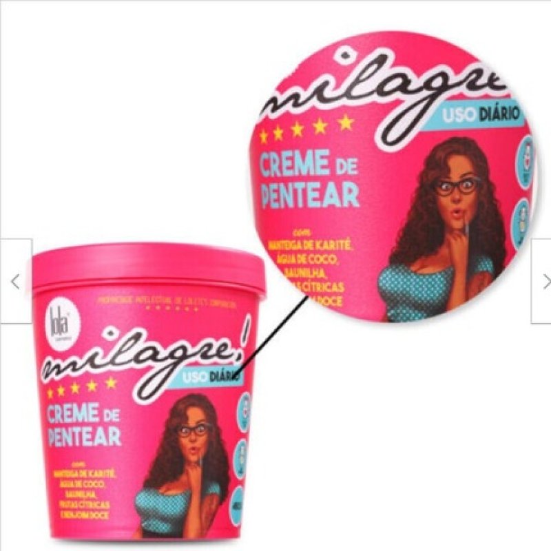 Lola Cosmetics Milagre Creme Pentear Moisturizing Cream Vegan