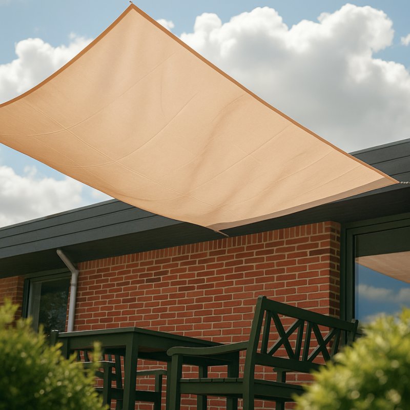 Scandinavian Collection - Sunshade/Sail - Light, elegant shade - 200x300 cm
