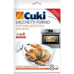 Cuki Bags Oven Hob Enhances the Taste of Your Food 25x38cm - Pack of 8