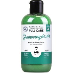 Shampoing Barbe & Cheveux (250 mL / 8.5 oz)Certifié COSMOS NATURAL par ECOCERT