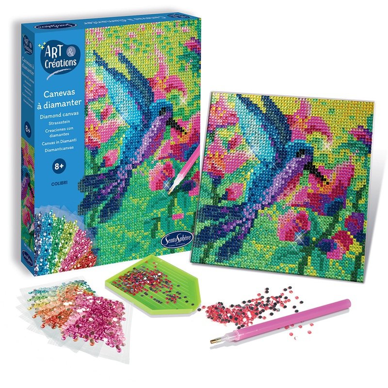 CANEVAS A DIAMENTER COLIBRI