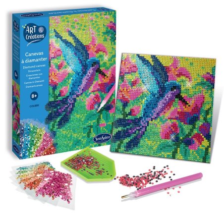 CANEVAS A DIAMENTER COLIBRI