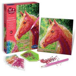 CANEVAS A DIAMENTER CHEVAL