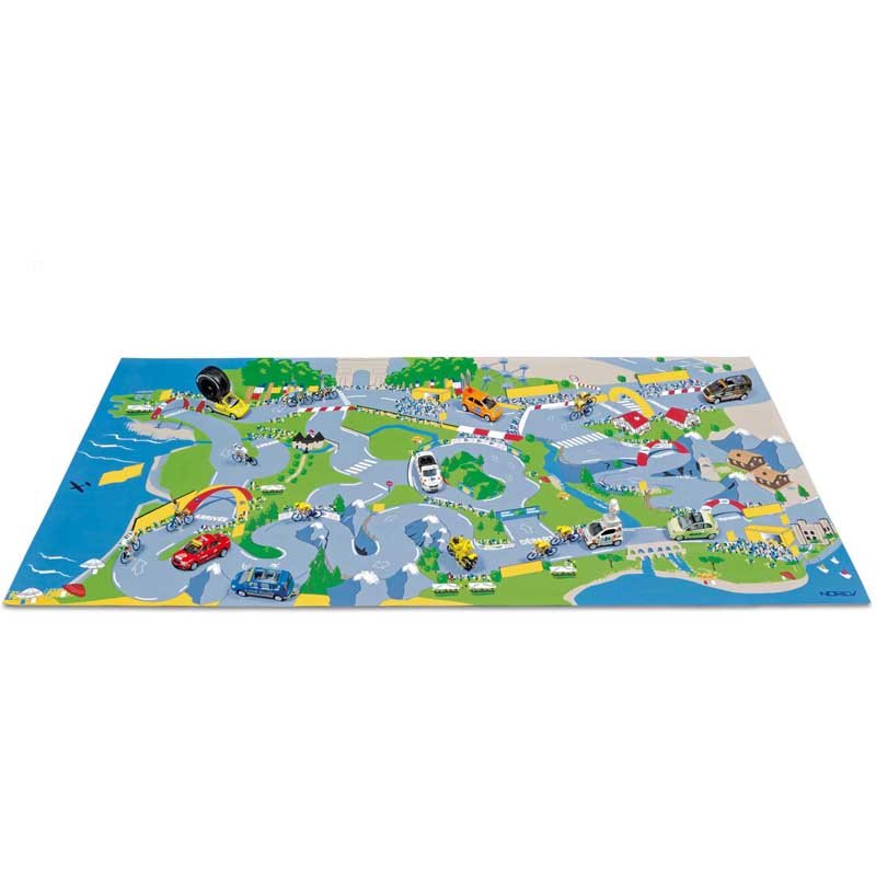 TAPIS COURSE CYCLISTE +3 VELOS