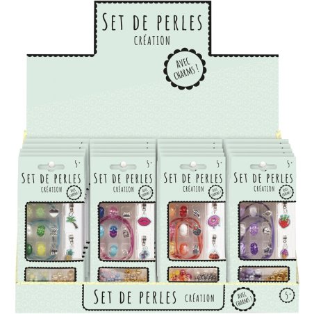 perles charms - assortiment, modèle choisi aléatoirement