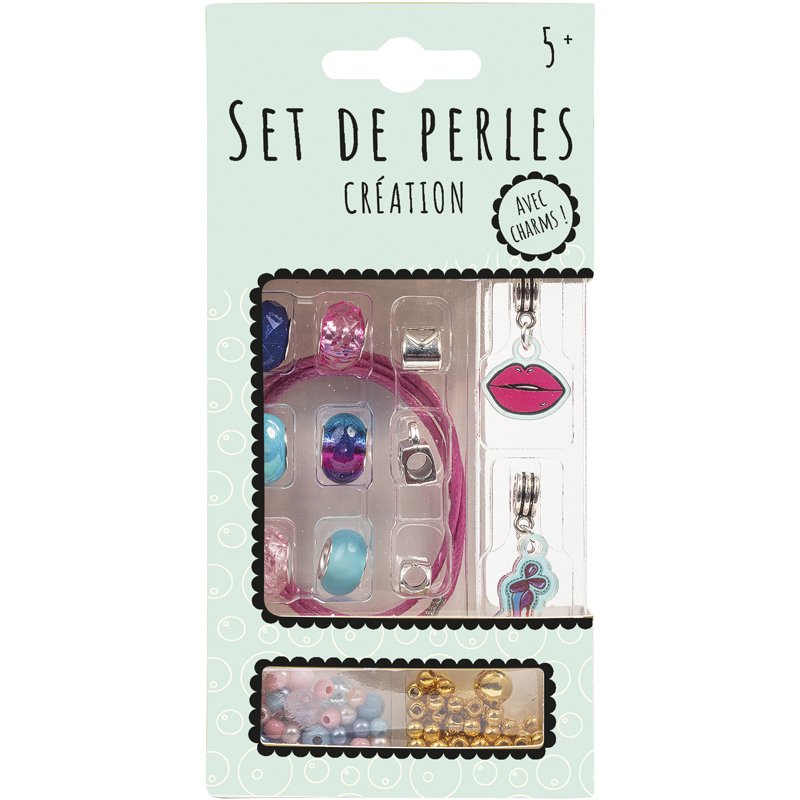 perles charms - assortiment, modèle choisi aléatoirement