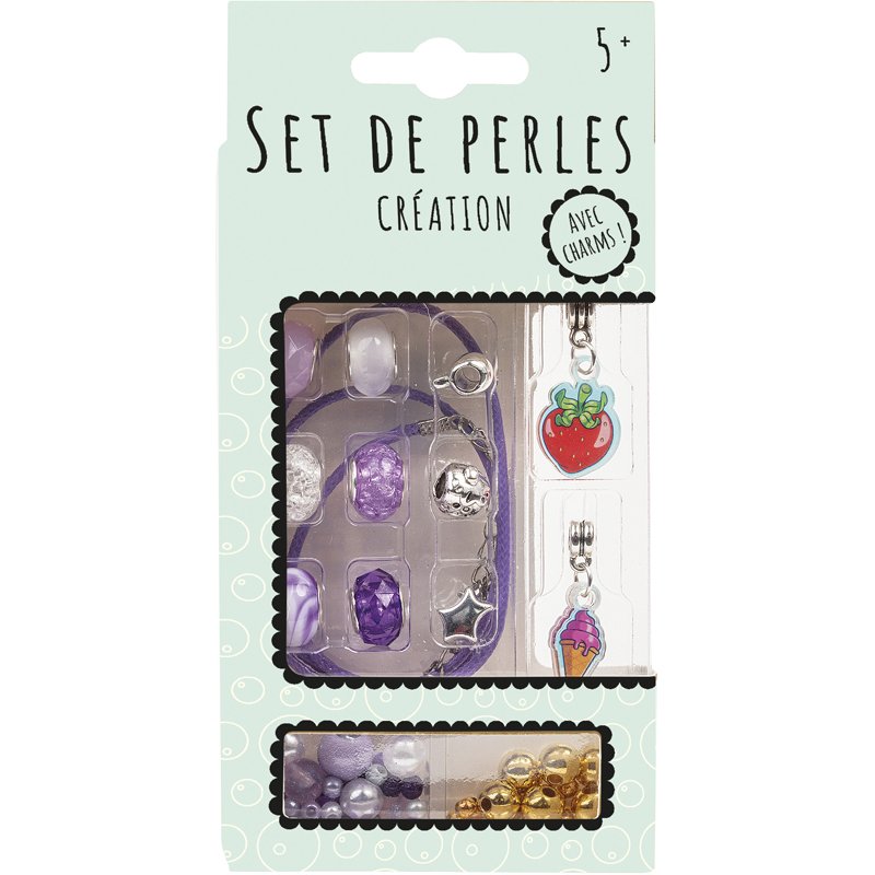 perles charms - assortiment, modèle choisi aléatoirement
