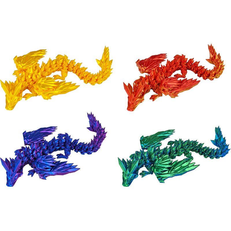 dragon 22cm 3d - assortiment, modèle choisi aléatoirement