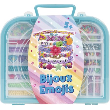 set de perles emoticones - assortiment, modèle choisi aléatoirement