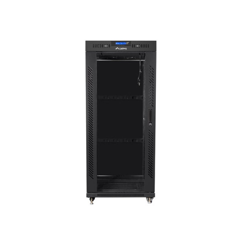 Lanberg FF01-8027-12BL rack cabinet 27U Freestanding rack Black