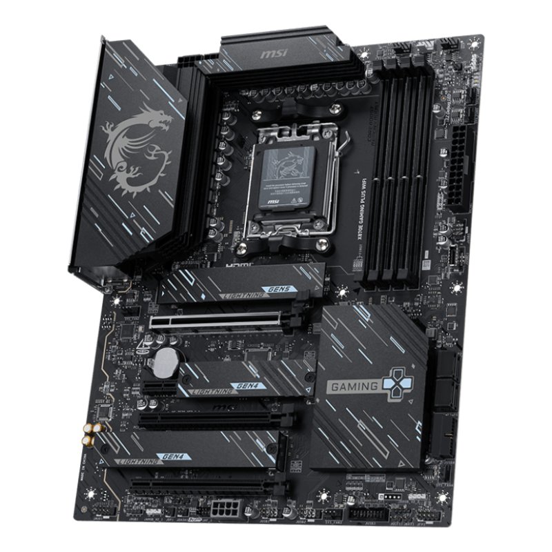MSI X870E GAMING PLUS WIFI motherboard AMD X870E Socket AM5 ATX