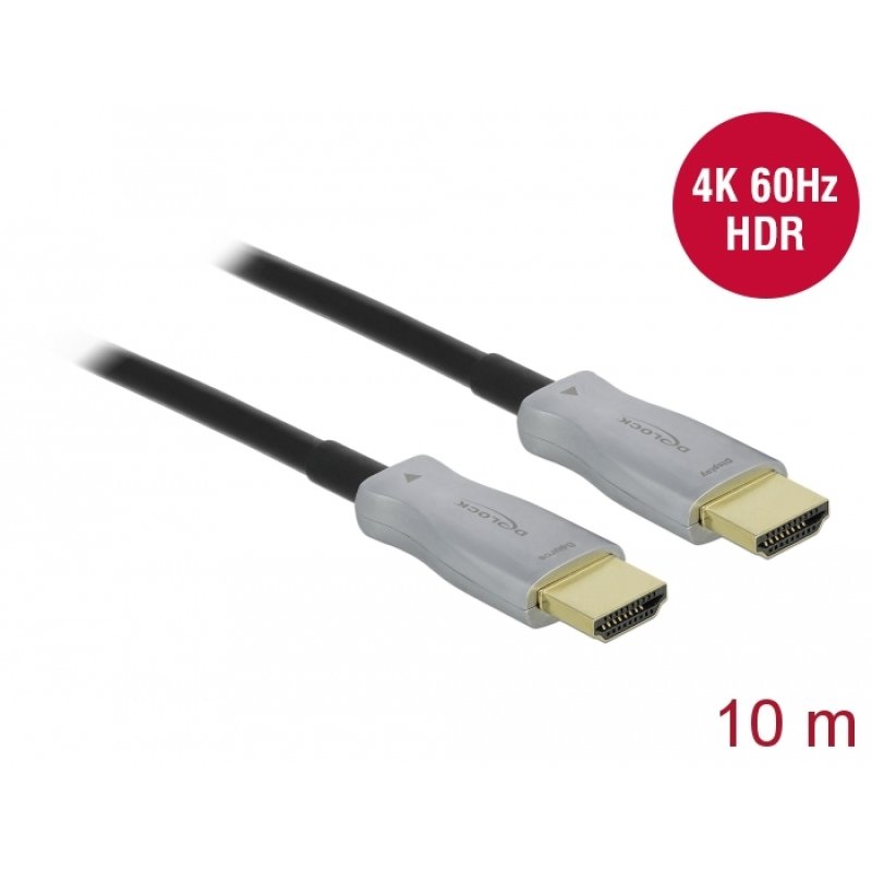 DELOCK Aktives Optisches Kabel HDMI 4K 60Hz 10m