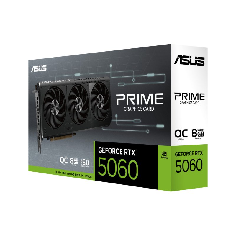 ASUS Prime -RTX5060-O8G NVIDIA GeForce RTX 5060 8 GB GDDR7