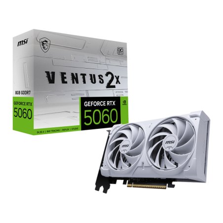 TARJETA GRAFICA MSI RTX 5060 8G VENTUS 2X OC WHITE