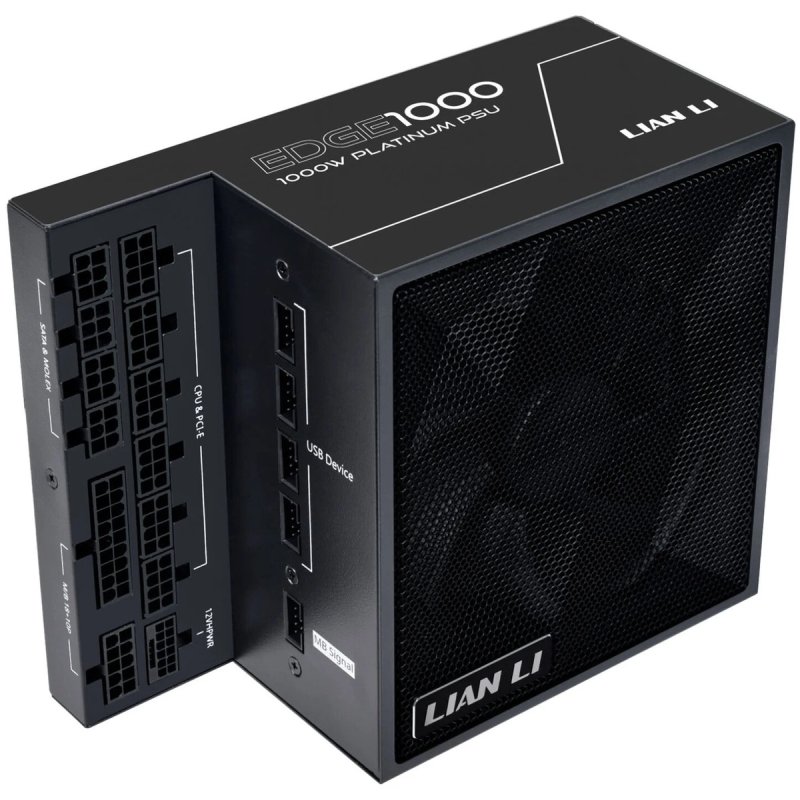 Lian Li EDGE EG1000 80 PLUS Platinum Netzteil, PCIe 5.1, ATX 3.1 - 1000 Watt, schwarz