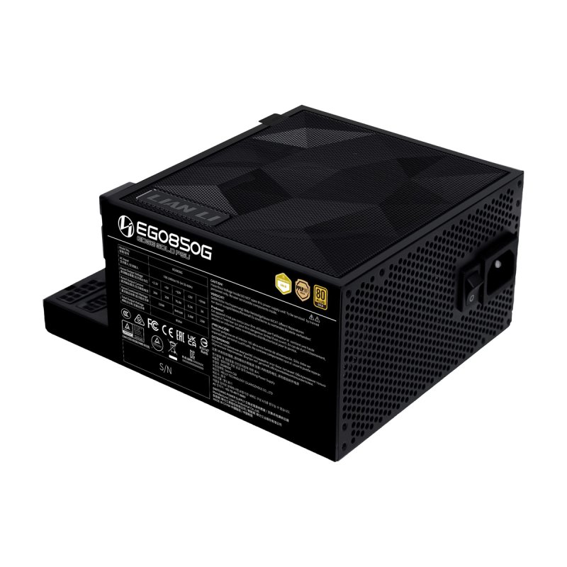 Lian Li EDGE GOLD 850 80 PLUS Gold Netzteil, PCIe 5.1, ATX 3.1 - 850 Watt, schwarz