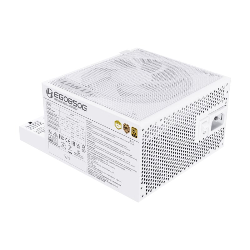 Lian Li EDGE GOLD 850 80 PLUS Gold Netzteil, PCIe 5.1, ATX 3.1 - 850 Watt, weiß