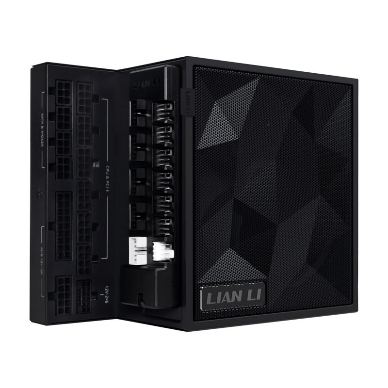 Lian Li EDGE GOLD 1000 80 PLUS Gold Netzteil, PCIe 5.1, ATX 3.1 - 1.000 Watt, schwarz, inkl. USB-Hub