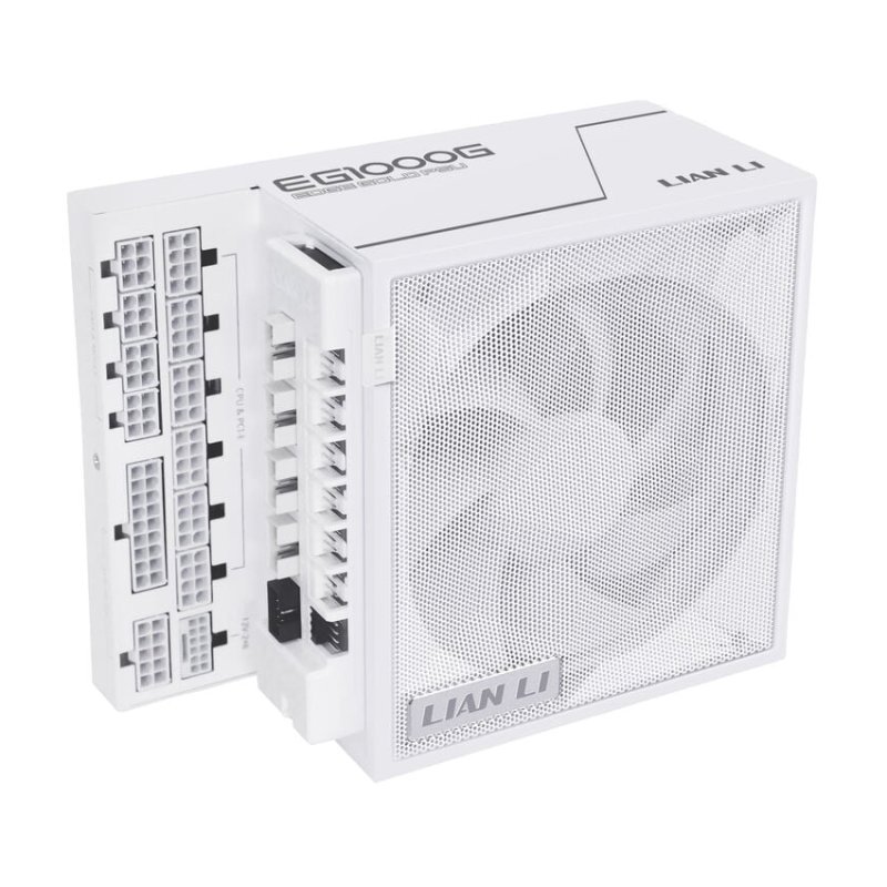 Lian Li EDGE GOLD 1000 80 PLUS Gold Netzteil, PCIe 5.1, ATX 3.1 - 1.000 Watt, weiß, inkl. USB-Hub