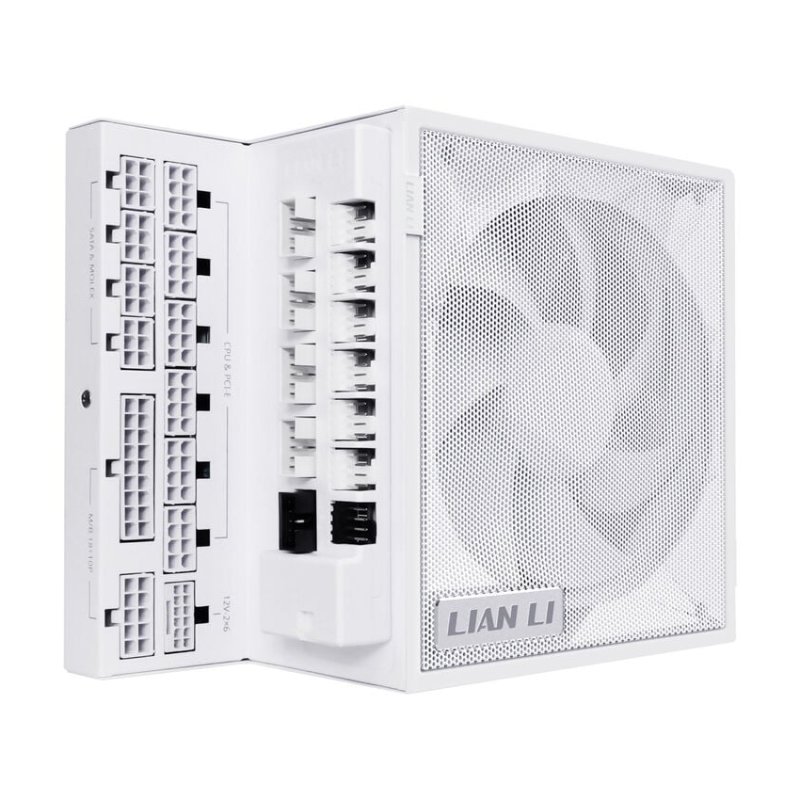 Lian Li EDGE GOLD 1000 80 PLUS Gold Netzteil, PCIe 5.1, ATX 3.1 - 1.000 Watt, weiß, inkl. USB-Hub