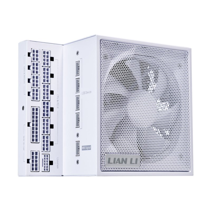 Lian Li EDGE EG0850 80 PLUS Platinum Netzteil, PCIe 5.1, ATX 3.1 - 850 Watt, weiß