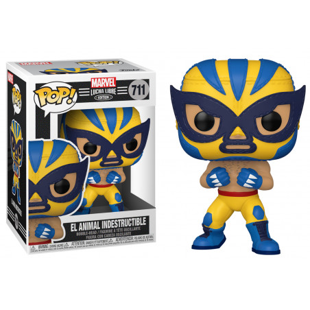MARVEL - Bobble Head POP N° 711 - Lucha Libre Wolverine