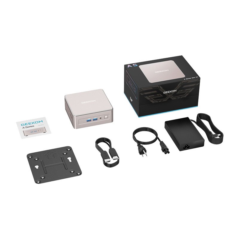 GEEKOM Mini PC A5 Ryzen 7 5825U 16GB RAM 512GB Win11 Pro