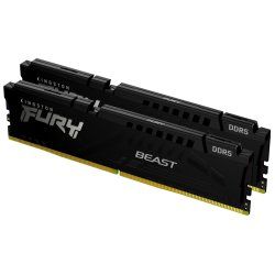 Kingston Technology FURY Beast 128GB 5600MT/s DDR5 CL36 DIMM (Kit of 2) Black