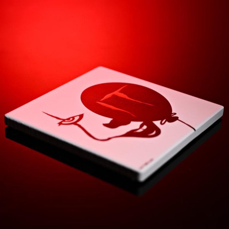 ÇA - Pennywise & Ballon - Sous Verre Carré en Céramique