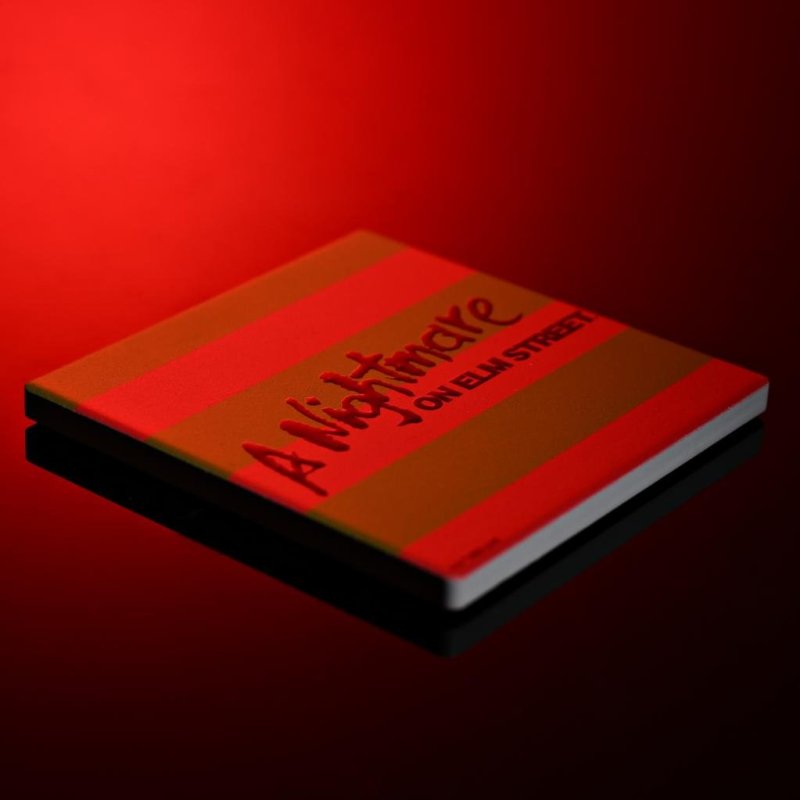 LES GRIFFES DE LA NUIT - Freddy Stripes- Sous Verre Carré en Céramique