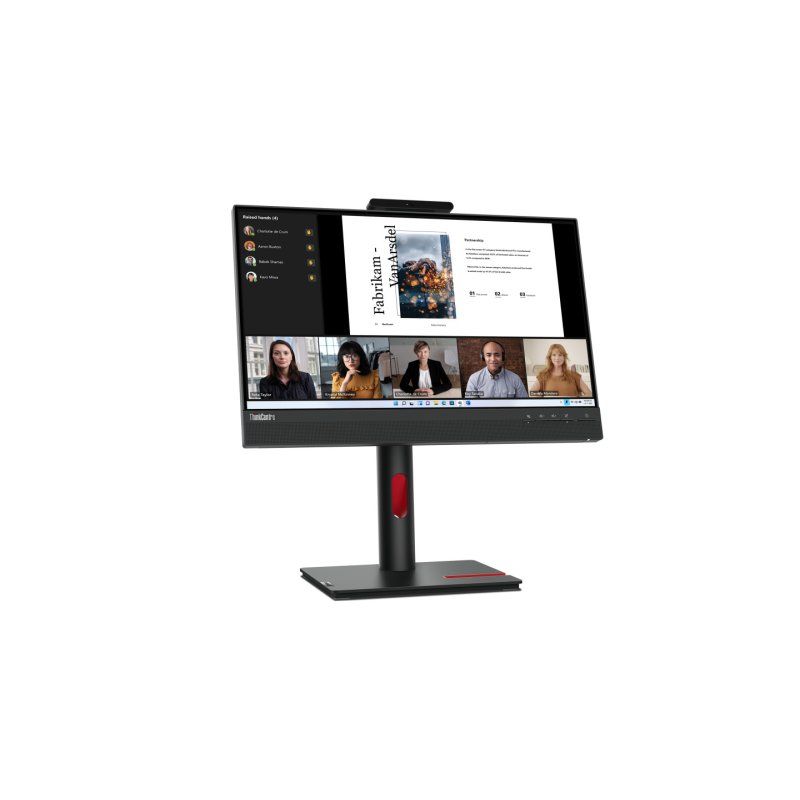Lenovo ThinkCentre Tiny-In-One 22 Gen 5 LED display 54,6 cm (21.5") 1920 x 1080 pixels Full HD Écran tactile Noir