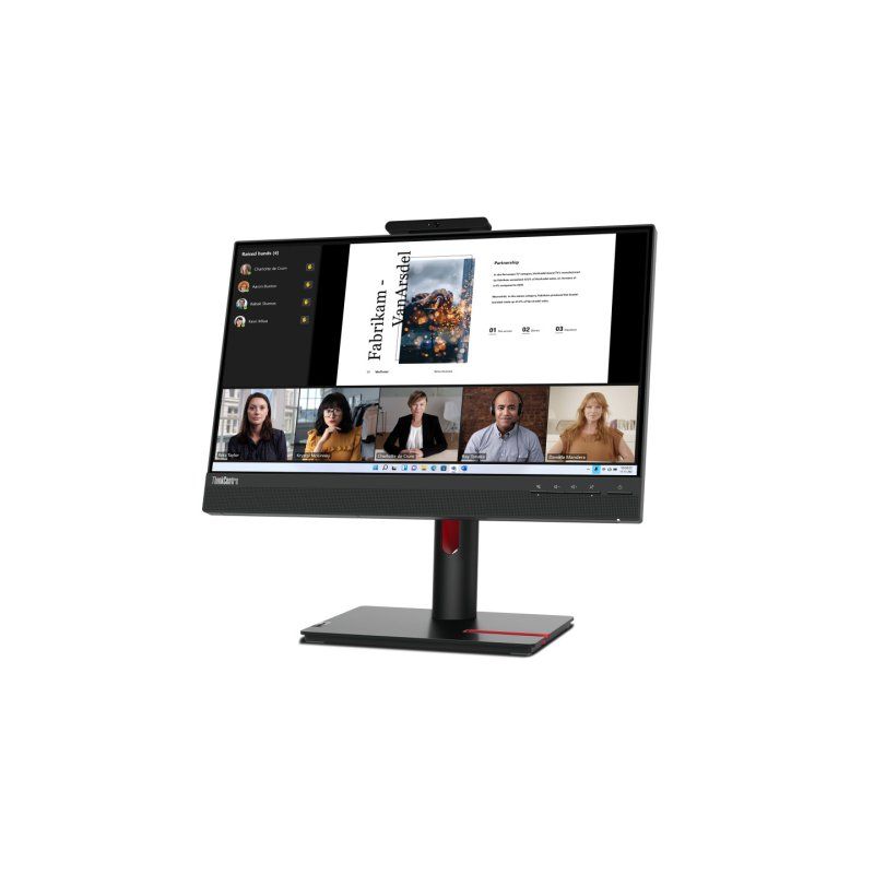 Lenovo ThinkCentre Tiny-In-One 22 Gen 5 LED display 54,6 cm (21.5") 1920 x 1080 pixels Full HD Écran tactile Noir