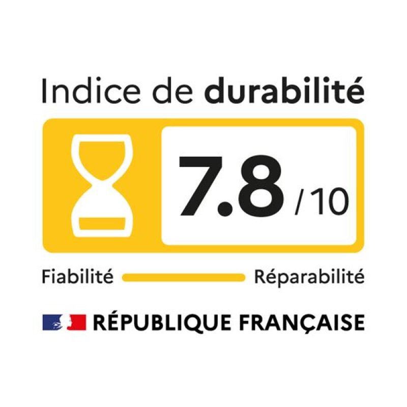 MAL posable, Top, INNEX, Blanc, 7 KG, 1200 trs, Classe énergie B, 42 L, *