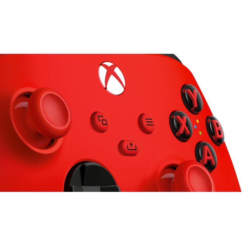 Microsoft - Xbox X Wireless Controller - Red/White