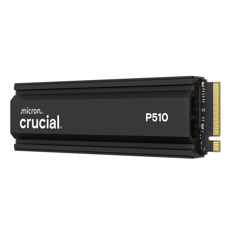 Crucial P510 Heatsink SSD 1TB M.2 2280 PCIe Gen5 NVMe Internes Solid-State-Module mit Kühlkörper