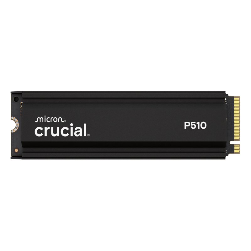 Crucial P510 Heatsink SSD 2TB M.2 2280 PCIe Gen5 NVMe Internes Solid-State-Module mit Kühlkörper